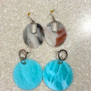 Paparazzi earrings, $5 for both